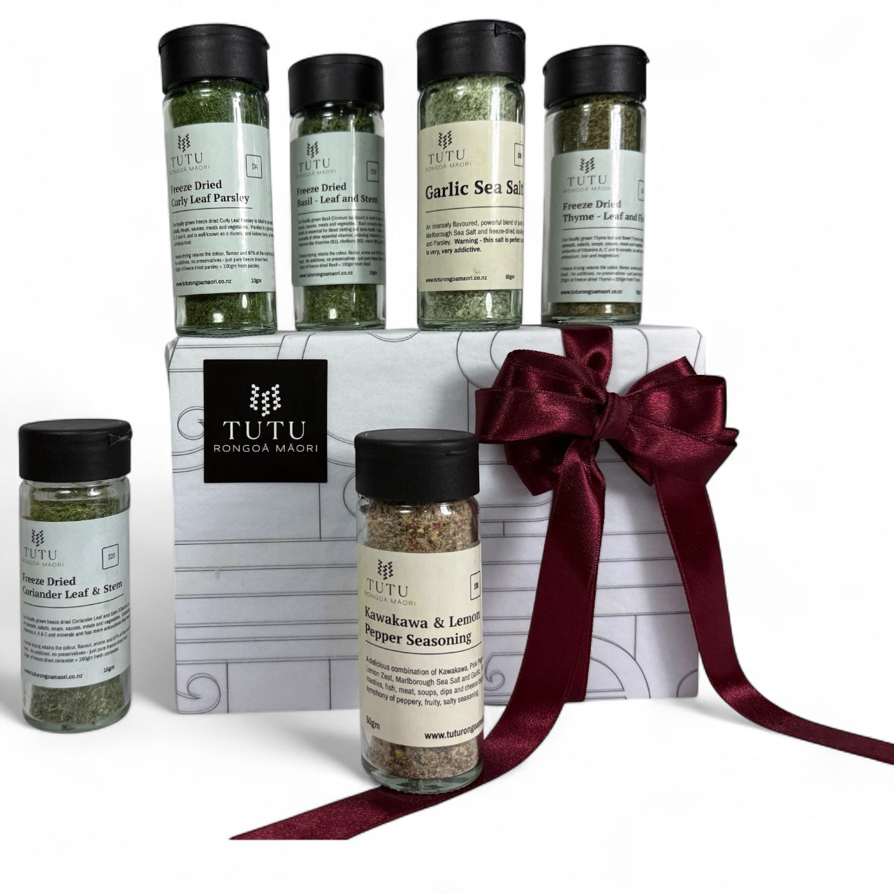 KĪNAKI KETE - SPICE & HERB 6 PACK – TUTU RONGOĀ MĀORI