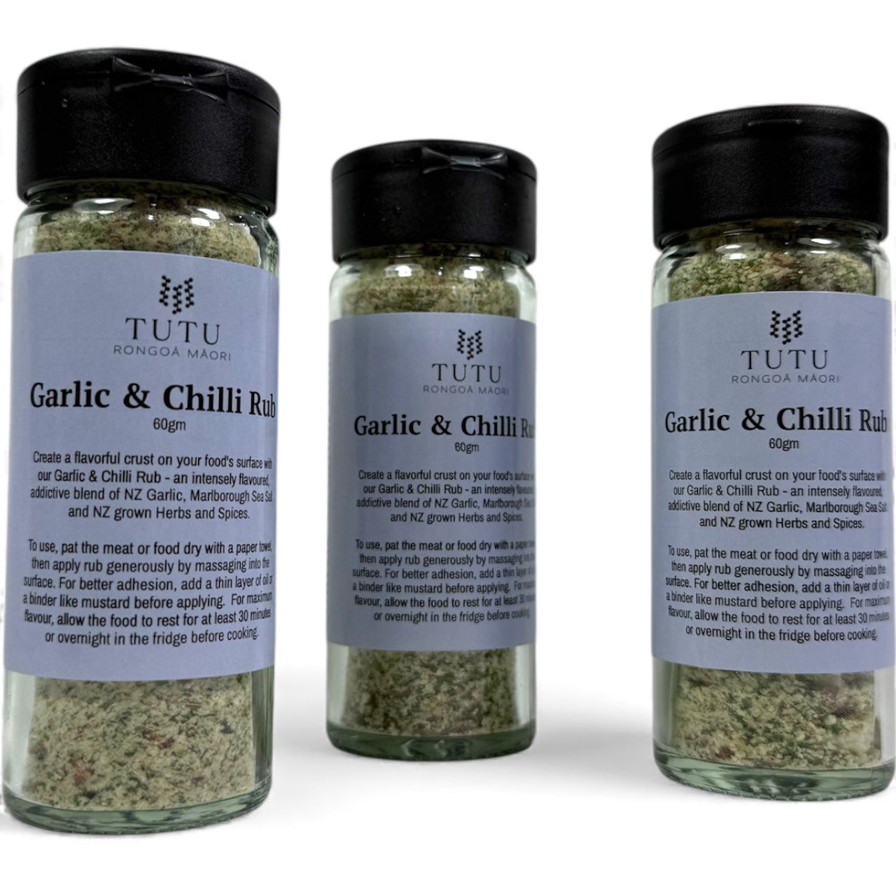 Garlic & Chilli Rub – TUTU RONGOĀ MĀORI