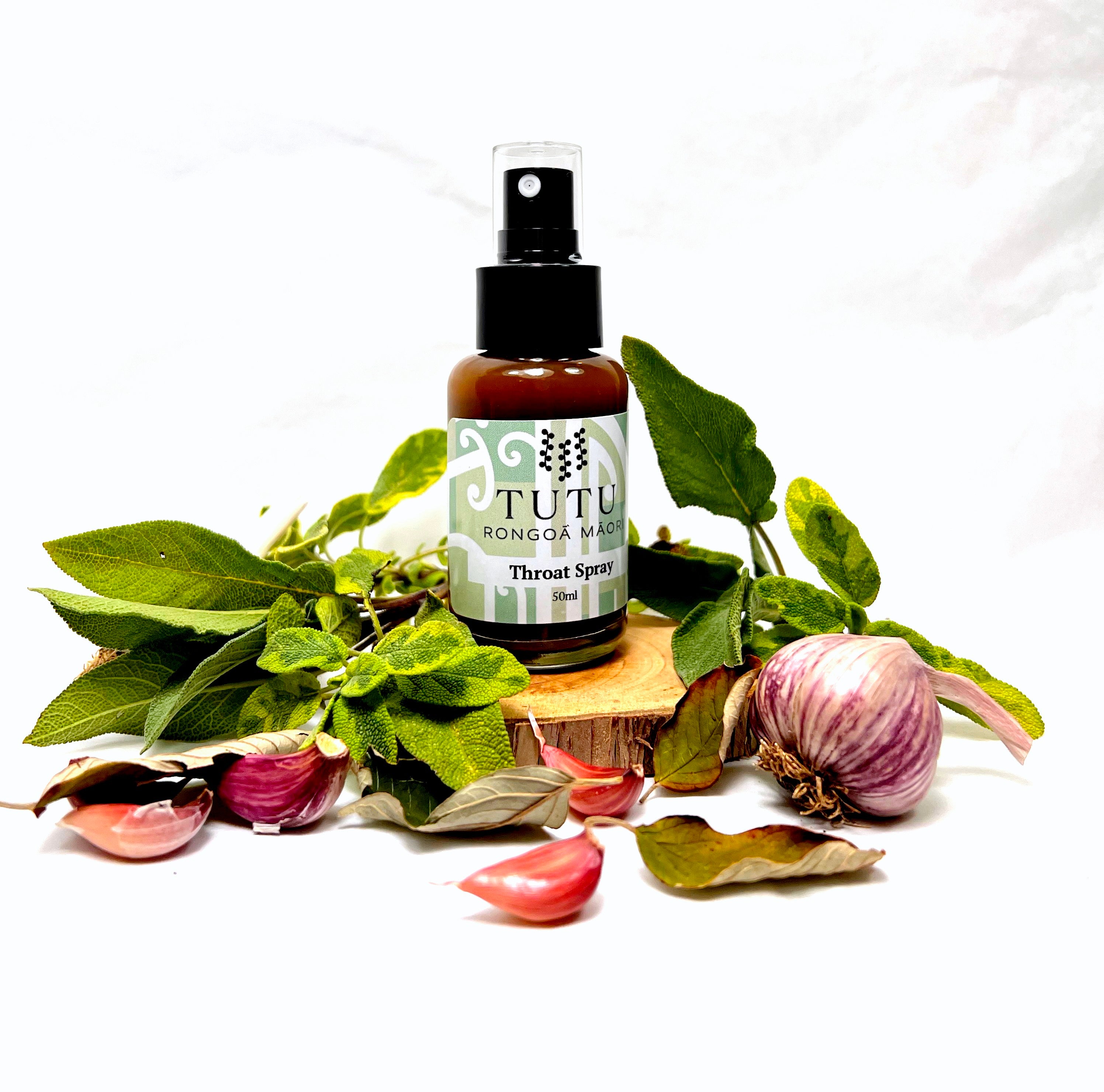 SAGE & KAVAKAVA THROAT SPRAY – TUTU RONGOĀ MĀORI