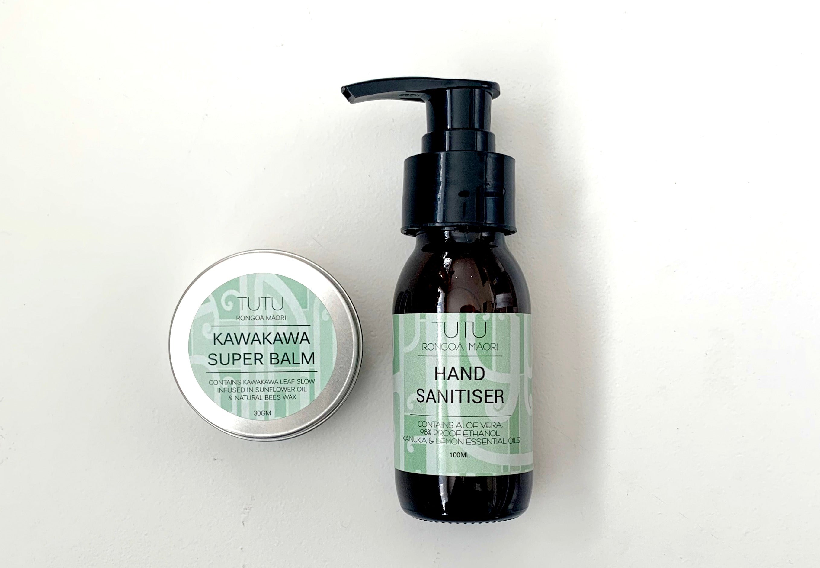KAWAKAWA BALM AND KĀNUKA SANITISER - MINI KETE – TUTU RONGOĀ MĀORI